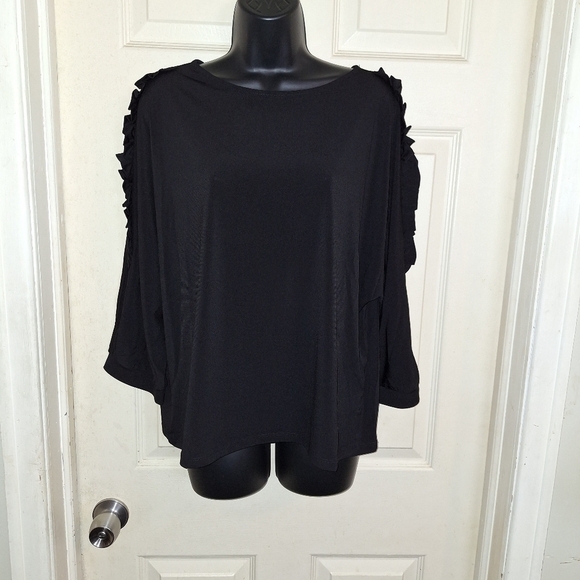 Philosophy XL  black blouse - Picture 1 of 5
